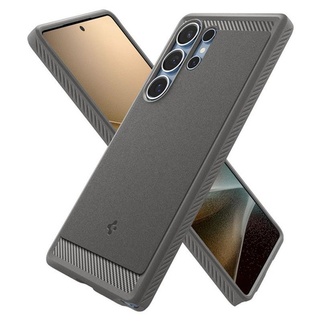 Spigen Rugged Armor Mag MagSafe - Pouzdro pro Samsung Galaxy S25 Ultra (Marble Grey)