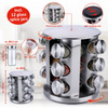 Alpina - Rotating spice rack organizer for 12 jars