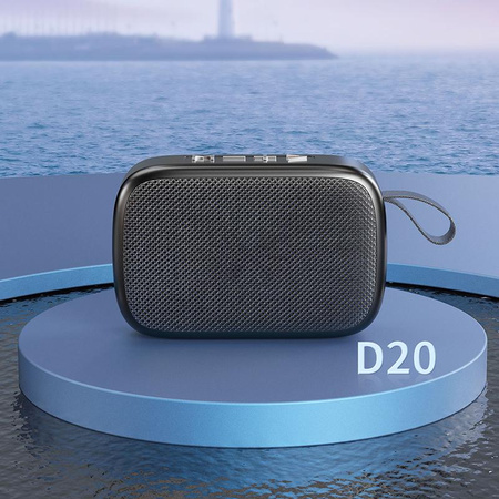WEKOME D20 - Enceinte portable sans fil Bluetooth V5.0 (Noir)