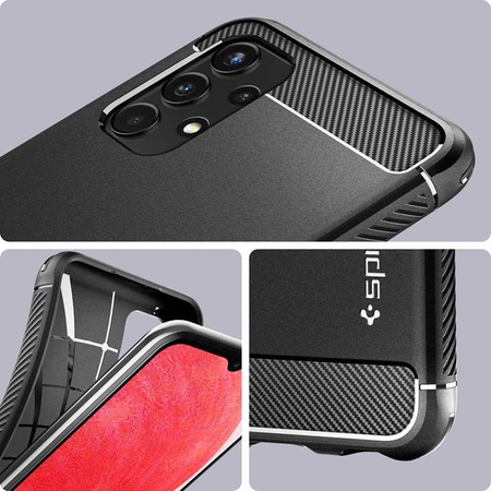 Spigen Rugged Armor - Etui pour Samsung Galaxy A13 4G (Noir)