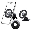 Spigen MFT13 Magnetic Dashboard & Vent Car Mount - Magnetic Car Holder MagSafe (Silver)