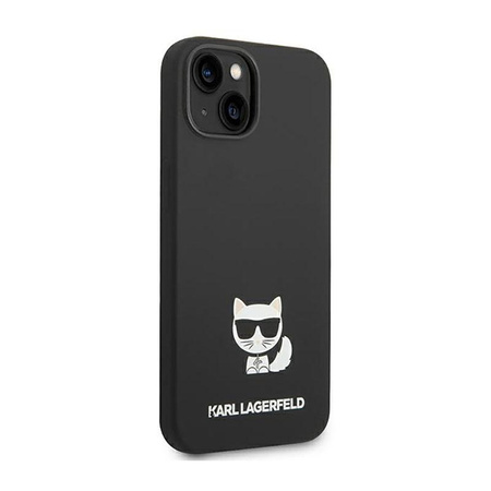 Karl Lagerfeld Choupette Body - Hülle für iPhone 14 Plus (Schwarz)