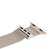 Crong Milano Steel - Řemínek z nerezové oceli pro Apple Watch 38/40/41/42 mm (šampaňské)