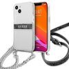 Guess 4G Silver Stripe Crossbody - iPhone 13 Case