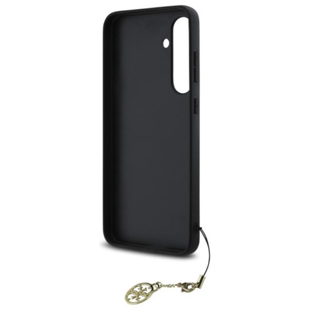 Guess 4G Charms Collection - Étui Samsung Galaxy S24 FE (gris)