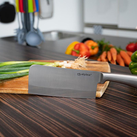 Alpina - Hack- und Zerkleinerungsmesser aus rostfreiem Stahl, 31 cm