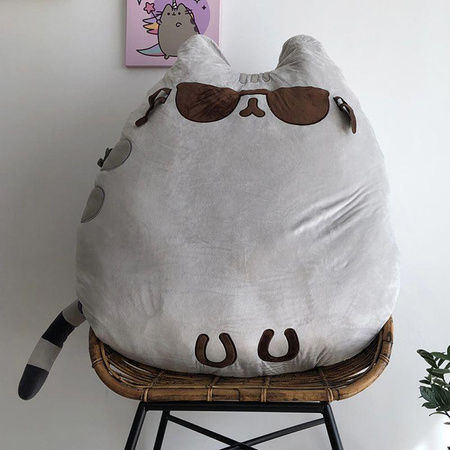 Pusheen - MEGA VELKÝ polštář Jumbo (Pusheen Cool) (80 x 60 x 35 cm)