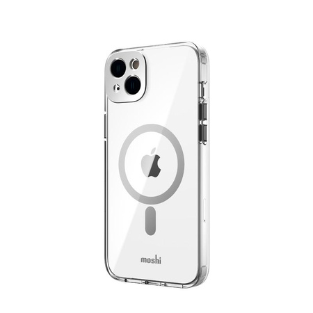 Moshi iGlaze MagSafe - iPhone 14 Plus Tasche (Luna Silber)