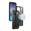 Crong Hybrid Frost MAG Cover - iPhone 15 MagSafe Case (Black)