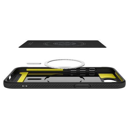 Spigen Rugged Armor MagSafe - Case for iPhone 16e (Matte Black)