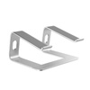 Crong AluBench - Support pour ordinateur portable en aluminium (argent)