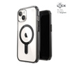 Speck Presidio Perfect-Clear ClickLock & MagSafe - Case iPhone 16e / iPhone 15 / iPhone 14 / iPhone 13 (Clear / Frosted Black / Slate Grey)