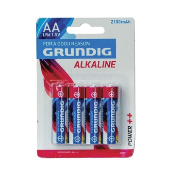 Grundig - Sada alkalických baterií AA / R6 1,5 V 4 ks.