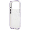 Karl Lagerfeld IML Glitter Karl & Choupette Heads Logo MagSafe - Case for iPhone 17 Pro (purple)