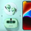 WEKOME VA06 Vanguard Series - bezdrátová sluchátka Bluetooth V5.2 TWS s nabíjecím pouzdrem (zelená)