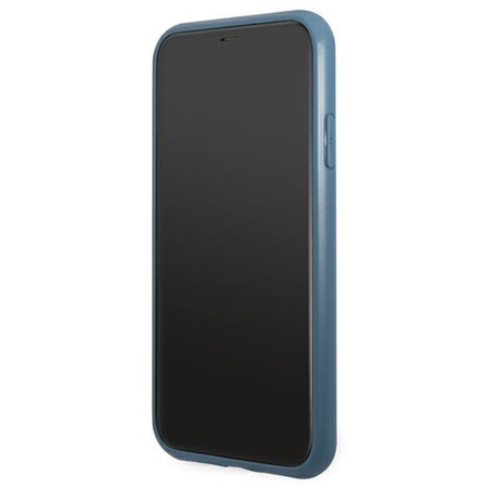 Guess 4G Metall Gold Logo - iPhone 11 Hülle (blau)