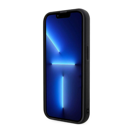 Karl Lagerfeld 3D Rubber NFT Ikonik - Tasche für iPhone 14 Pro (Schwarz)