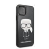 Karl Lagerfeld Double Layer Glitter Iconic - iPhone 11 Pro tok (fekete)