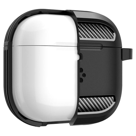 Spigen Rugged Armor - Pouzdro pro Apple AirPods 4 (Matte Black)
