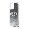 DKNY Liquid Glitter Big Logo - pouzdro pro iPhone 12 / iPhone 12 Pro (černé)
