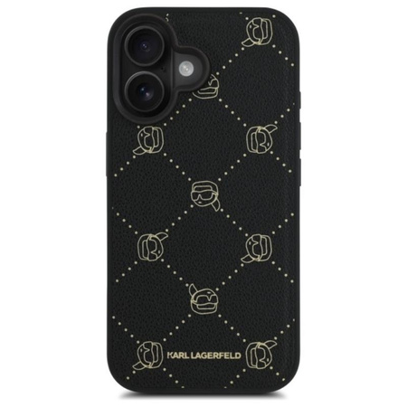 Karl Lagerfeld MagSafe Karl Head - pouzdro pro iPhone 16 (černé)
