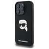 Karl Lagerfeld Silicone Karl Head Print MagSafe - iPhone 16 Pro Case (black)