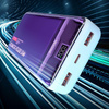 WEKOME WP-353 Vanguard Series - Powerbank 10000 mAh PD 20W + QC 22.5W (Lila / Transparent)