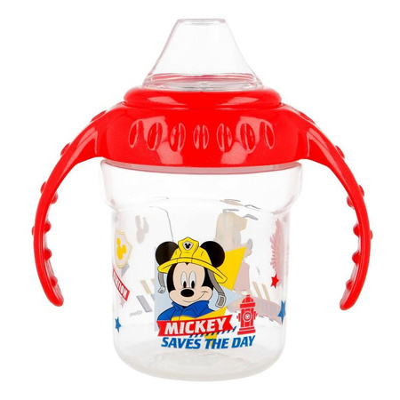 Mickey Mouse - Cumisüveg szilikon szájkosárral 250 ml