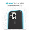 Speck CandyShell Pro + MagSafe - Coque pour iPhone 14 Pro avec revêtement MICROBAN (Noir / Gris ardoise)