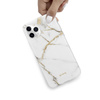 Crong Marble Case - pouzdro pro iPhone 11 Pro (bílé)