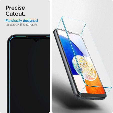 Spigen Glas.TR Slim 2-Pack - Tvrzené sklo pro Samsung Galaxy A15 4/5G / A25 5G / M15 5G (2 kusy)