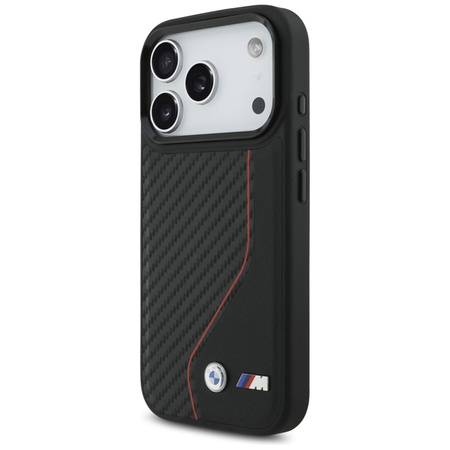 BMW M Carbon Line & Logo MagSafe - Case iPhone 17 Pro (red)