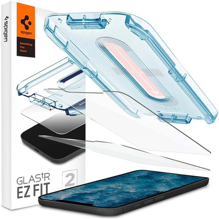 Spigen Glas.TR EZ Fit 2er-Pack - gehärtetes Glas für iPhone 12 / iPhone 12 Pro 2 Stück