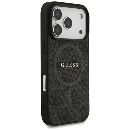 Guess 4G Ring Classic Logo MagSafe - Hülle iPhone 17 Pro (schwarz)
