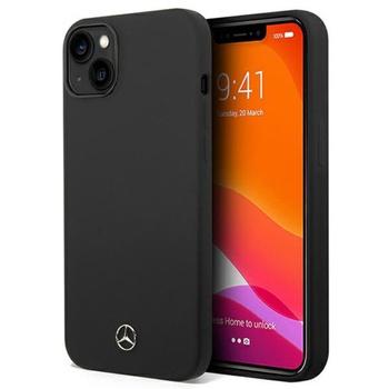 Mercedes Silicone Line - iPhone 14 Tasche (schwarz)
