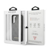 Guess 4G Metal Logo - Etui Samsung Galaxy S21+ (szary)