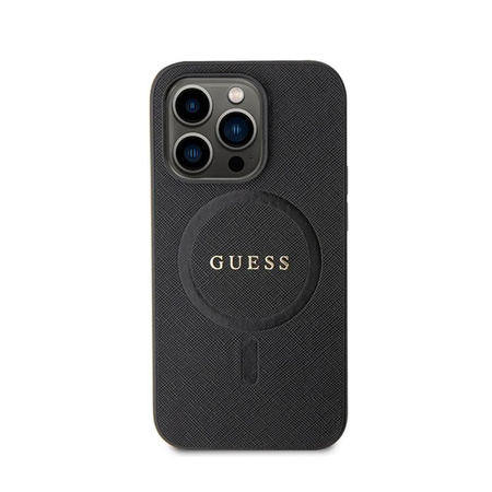 Guess Saffiano MagSafe - iPhone 15 Pro Case (black)