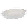 Alpina - Ceramic Oven-Resistant Baking Dish, Oval, 27x17x5.3 cm (White)