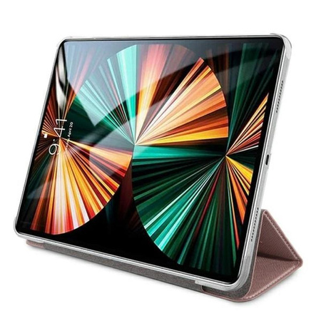 Guess Saffiano 4G Big Metal Logo - iPad Pro 12.9" tok 2021 (rózsaszín)