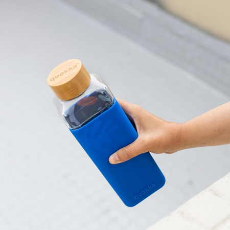 Quokka Storm - Butelka na wodę ze szkła 700 ml (Inner Abstract Garden)