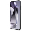 Karl Lagerfeld Saffiano Full Wrapped Elongated Metal Logo MagSafe - étui pour Samsung Galaxy S25+ (noir)