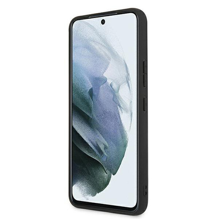 Karl Lagerfeld Saffiano Ikonik Karl`s Head - Samsung Galaxy S22+ tok (ezüst)