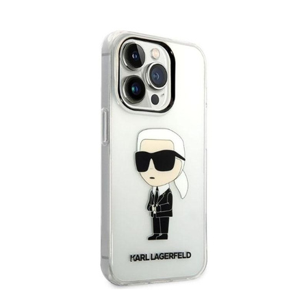 Karl Lagerfeld IML NFT Ikonik - Hülle für iPhone 14 Pro Max (Klar)