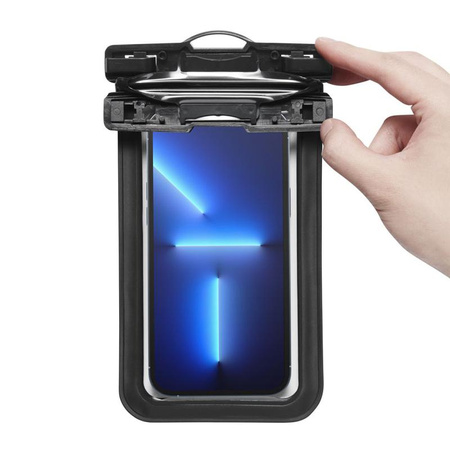 Spigen A601 Universal Waterproof Case - Étui pour smartphones jusqu'à 6,9" (Noir)