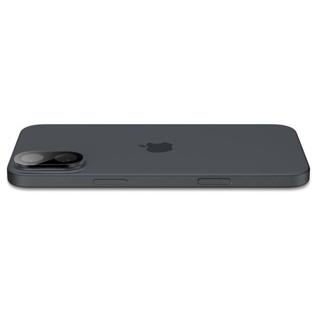 Spigen Optik GLAS.TR Camera Protector 2-Pack - Ochranné sklo na objektiv pro iPhone 16 / 16 Plus (2 ks) (Černá)