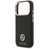 Guess Grained Strass Logo MagSafe - Hülle iPhone 17 Pro (schwarz)