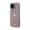 Guess IML Faceted Mirror Disco Iridescent - Coque iPhone 15 (rose)