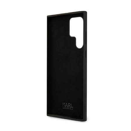 Karl Lagerfeld Slilicone Karl & Choupette - Etui Samsung Galaxy S22 Ultra (czarny)