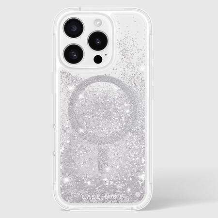 Case-Mate Waterfall MagSafe - iPhone 16 Pro Case (Silver)