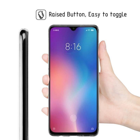 Crong Crystal Slim Cover - Etui Xiaomi Mi 9 (przezroczysty)